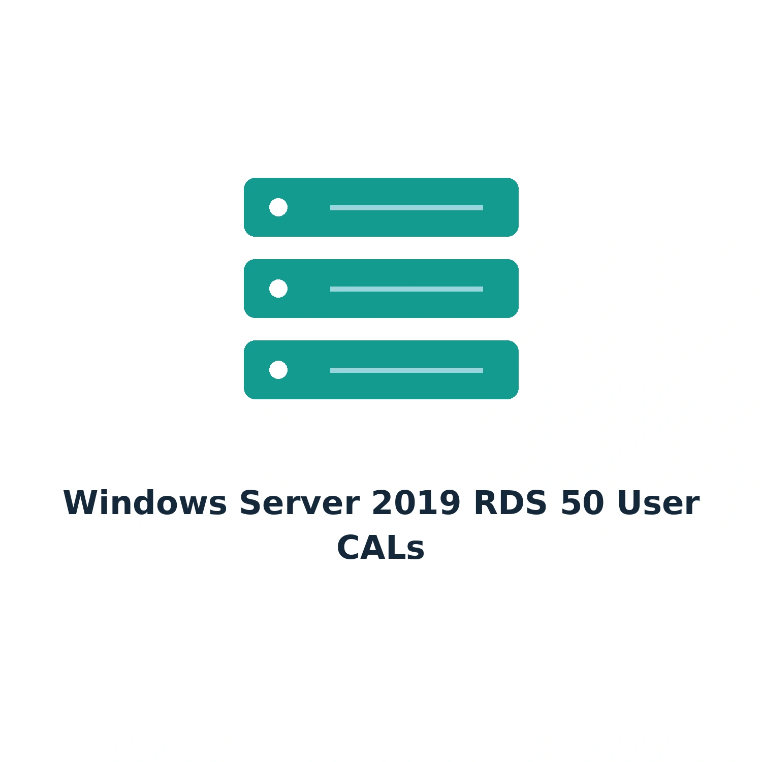 Windows Server 2019 RDS – 50 User CALs – Lifetime — product illustration
