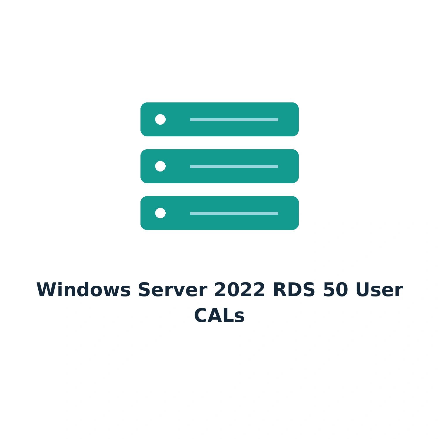 Windows Server 2022 RDS – 50 User CALs – Lifetime — product illustration