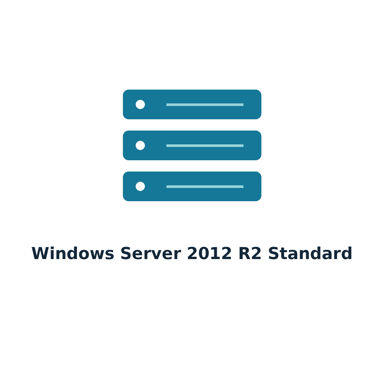 Windows Server 2012 R2 Standard – Digital Licence Key – Lifetime — product illustration